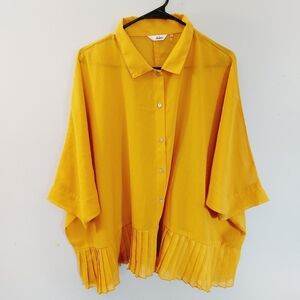 DALIN yellow shaw shirt XL